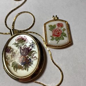 Vintage locket and pendant